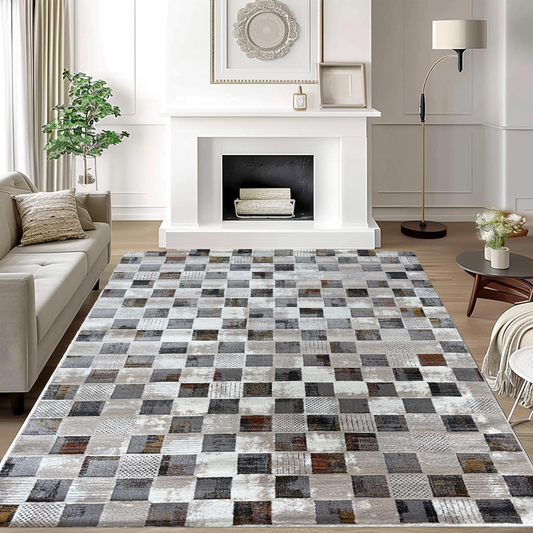 Covor, Lisboa, Crem/Bej/ Multi, Living, Dormitor, Modern - 02765A