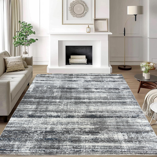 Covor, Lisboa, Gri/Albastru, Living, Dormitor, Modern - 02762A