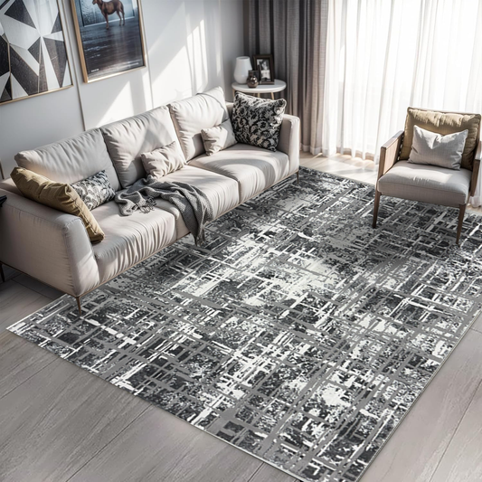 Covor, Safir, Grey, Living, Dormitor, Modern - 02979A