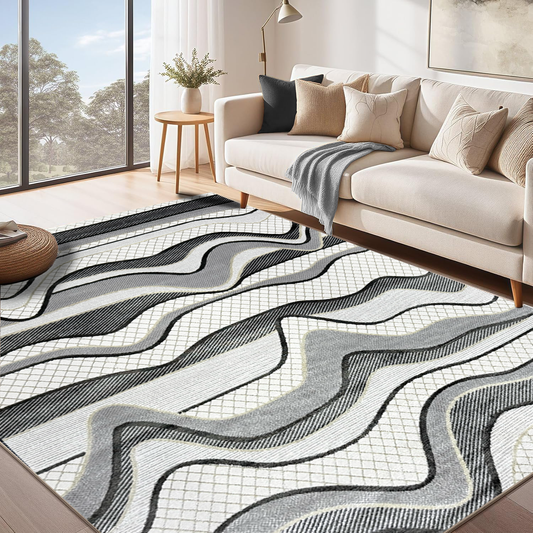 Covor, Palermo, Gri, Living, Dormitor, Modern - 02358A