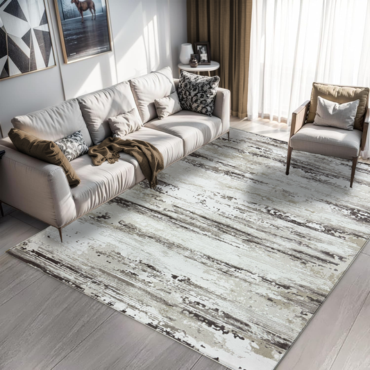 Covor, Safir, Beige/Beige, Living, Dormitor, Modern - 02975A