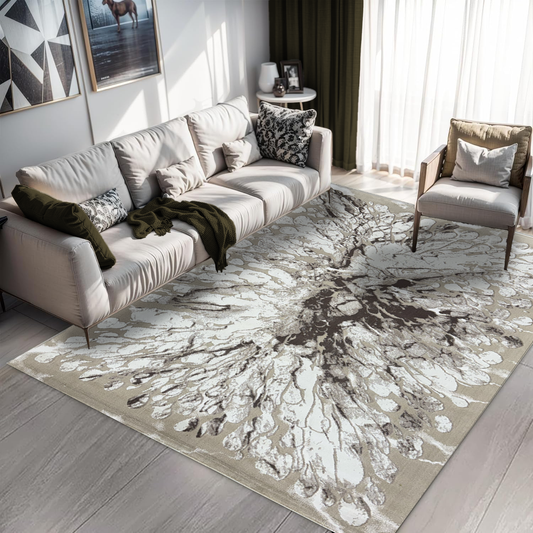 Covor, Safir, Bej, Living, Dormitor, Modern - 02980A