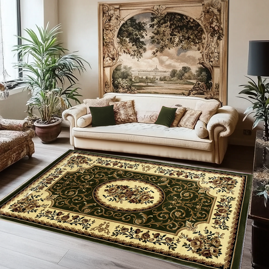 Covor, Clasic, Crem, Living, Dormitor, Floral - 01911A