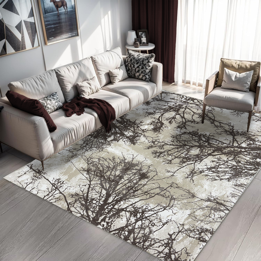 Covor, Safir, Bej, Living, Dormitor, Modern - 02978A