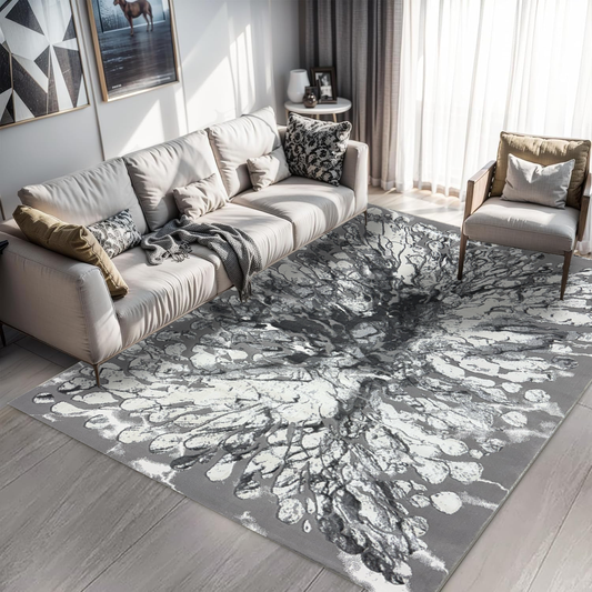 Covor, Safir, Gri, Living, Dormitor, Modern - 02980A