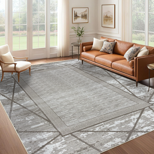 Covor, Safir, Bej/Maro, Living, Dormitor, Modern - 02977A