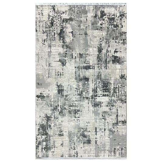 Covor, Defne, Gri/Crem, Living, Dormitor, Modern - 03401A