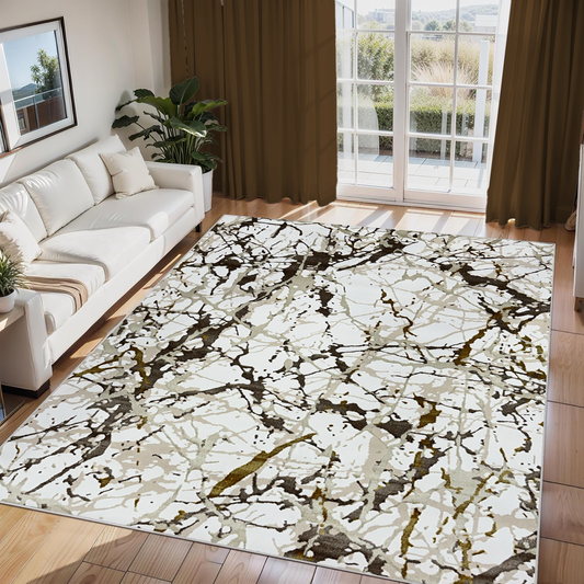 Covor, Palermo, Gold, Living, Dormitor, Modern - 02355A