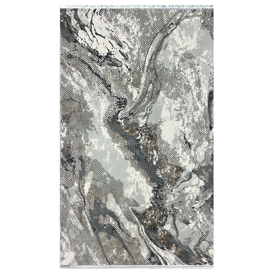 Covor, ADA, Gri/Crem, Living, Dormitor, Modern 03375A