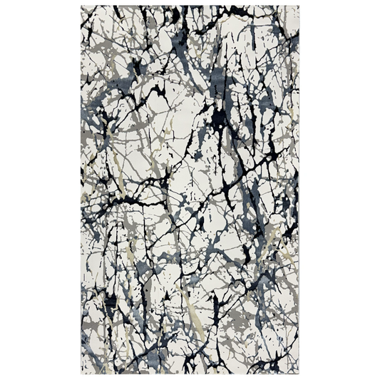 Covor, Palermo, Albastru, Living, Dormitor, Modern - 02355A