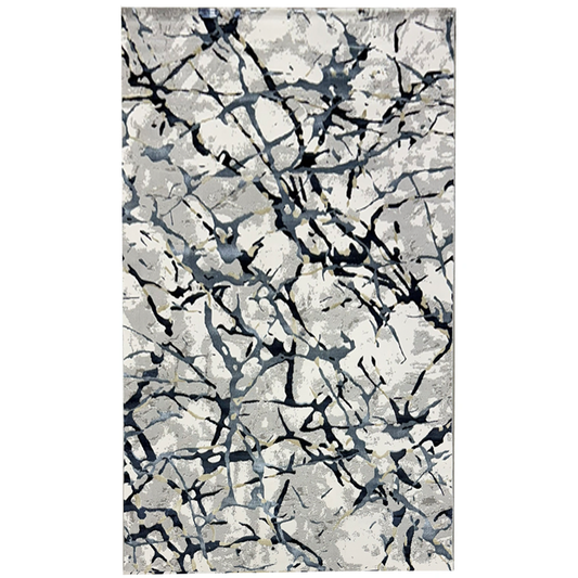 Covor, Palermo, Albastru/Galben, Living, Dormitor, Modern - 02356A