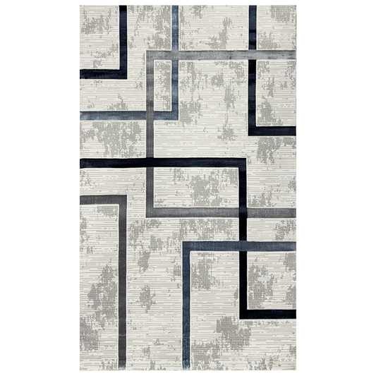 Covor, Palermo, Albastru, Living, Dormitor, Modern - 02361A