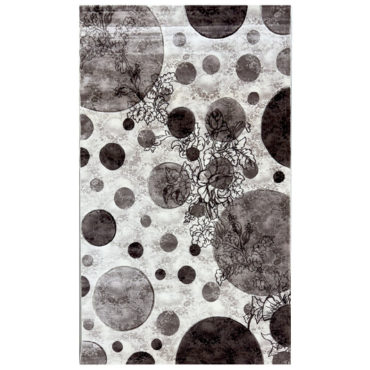 Covor, Polo, Vizon/Crem, Living, Dormitor, Floral - 02703A