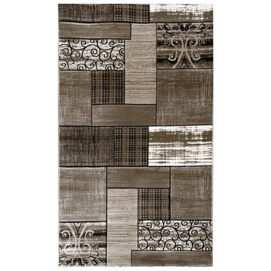 Covor, Marco Exclusive, Bej/Maro, Living, Dormitor, Floral - 01909A