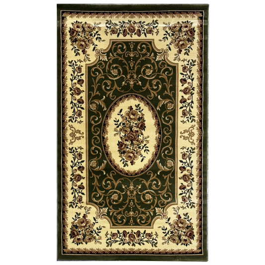 Covor, Clasic, Crem, Living, Dormitor, Floral - 01911A