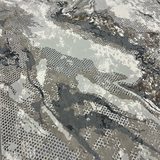 Covor, ADA, Gri/Crem, Living, Dormitor, Modern 03375A