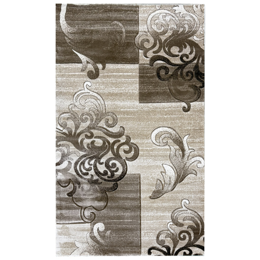 Covor, Marco Exclusive, Bej/Maro, Living, Dormitor, Floral - 01902A