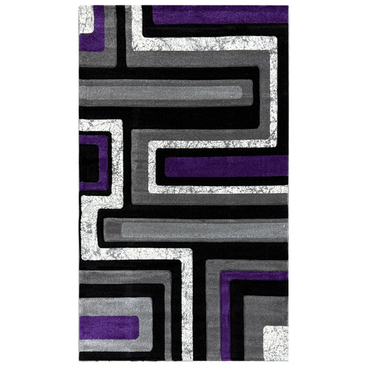 Covor, Camelia, Lila/Gri, Living, Dormitor, Modern - 01208D