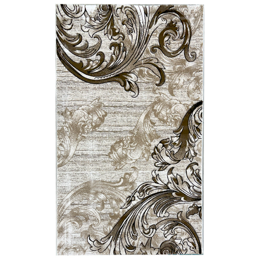 Covor, Marco Exclusive, Bej/Maro, Living, Dormitor, Floral - 01903A